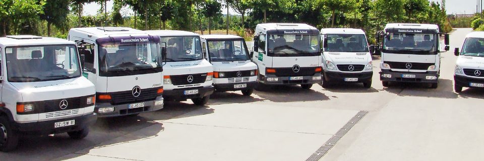 Baumschulen Scheel GbR | Fuhrpark LKWs